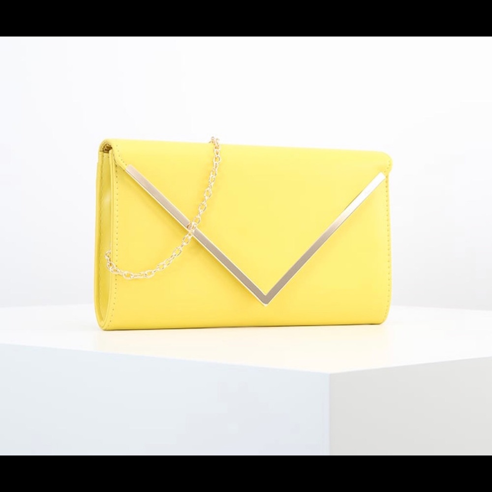 ALDO Yellow Clutch Purse